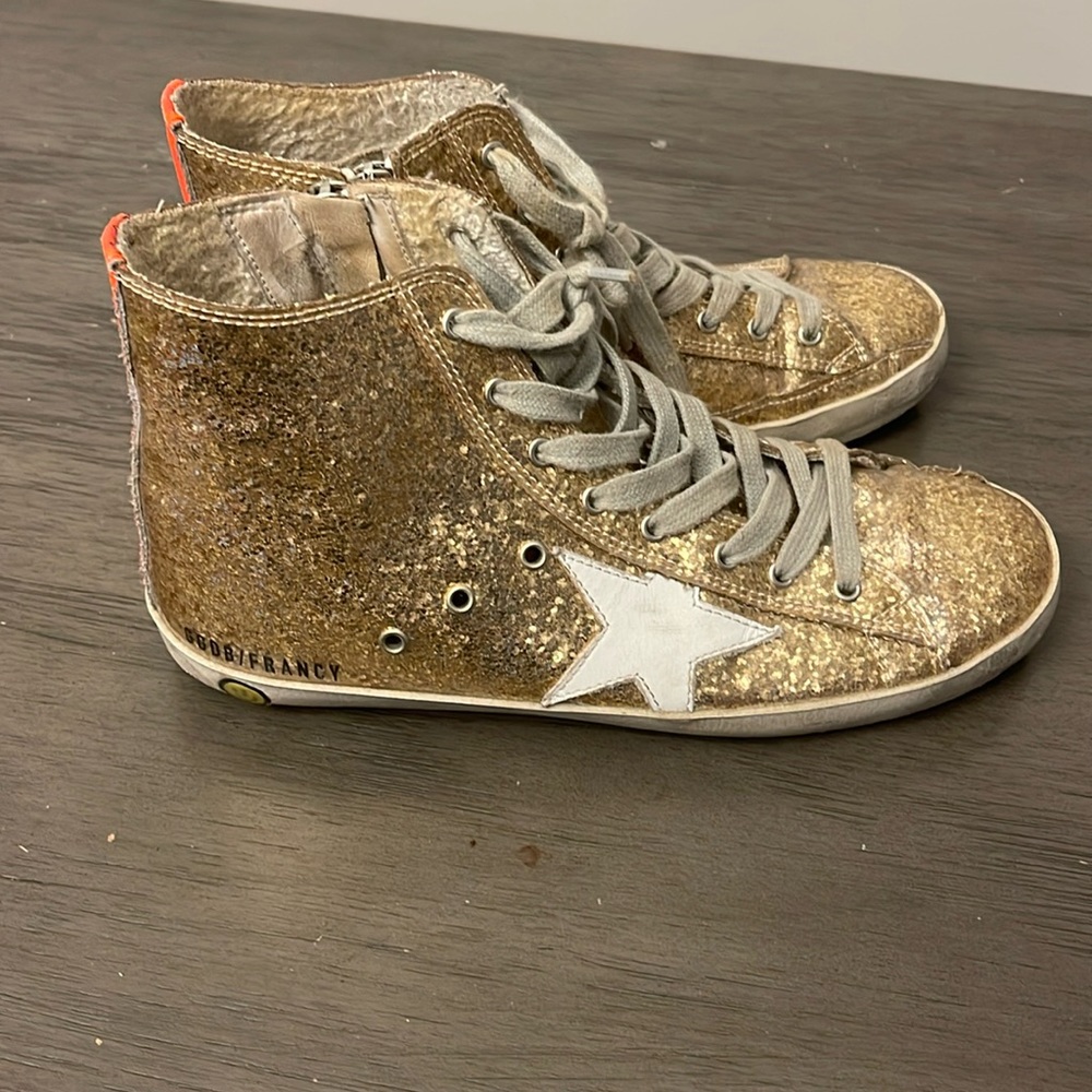 🔥Super cute Children Golden Goose Gold Sparkling size 35